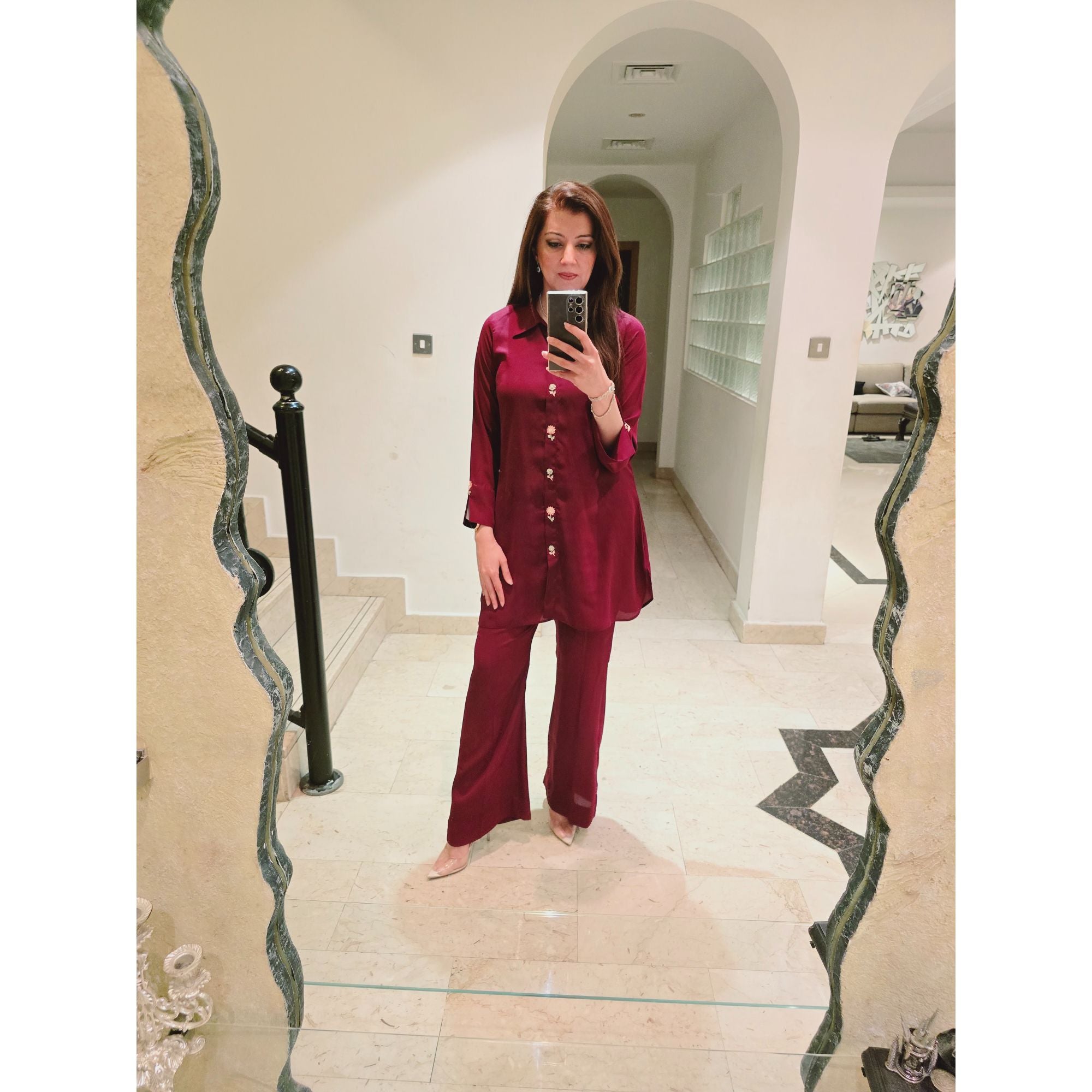 SM-026-Purple Georgette