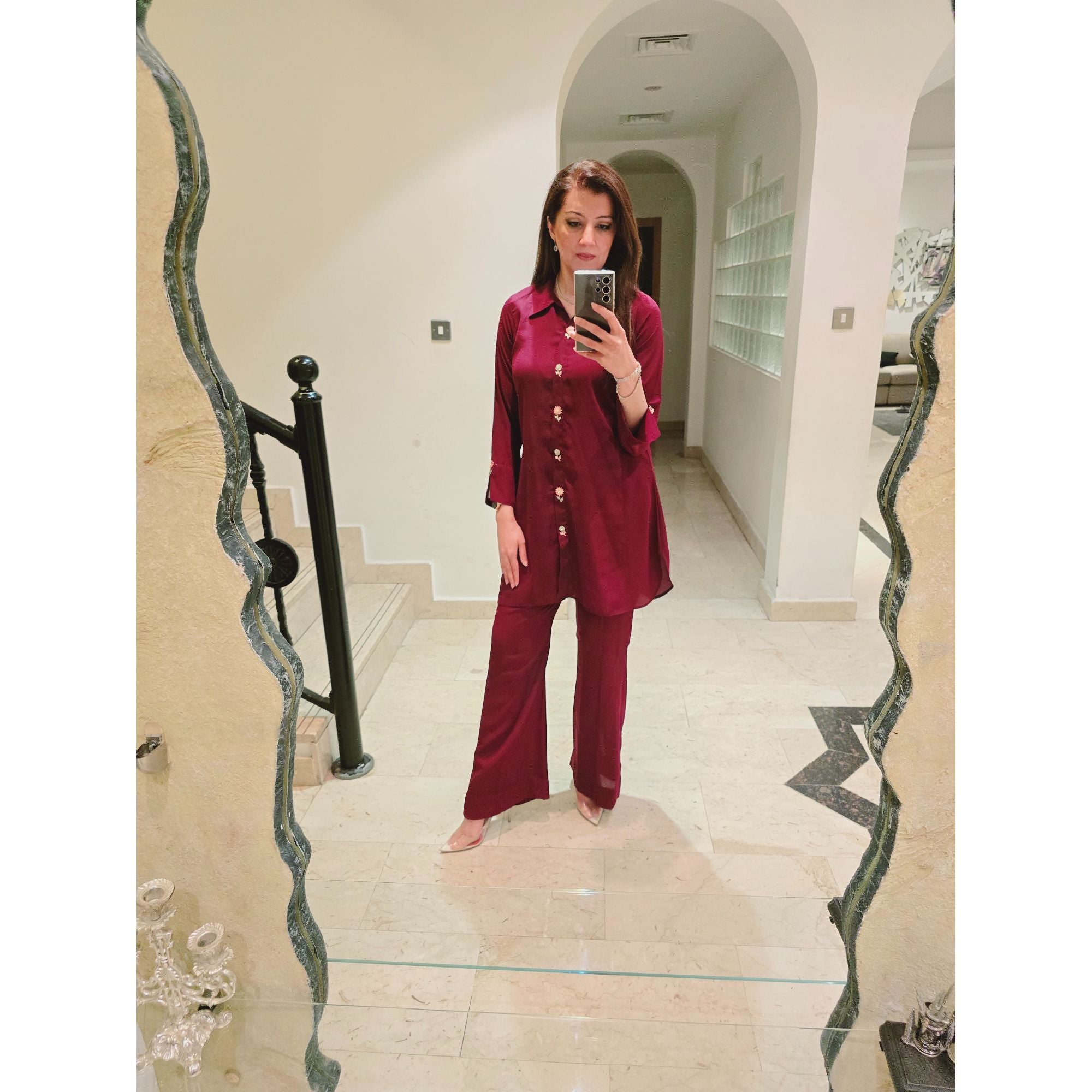 SM-026-Purple Georgette