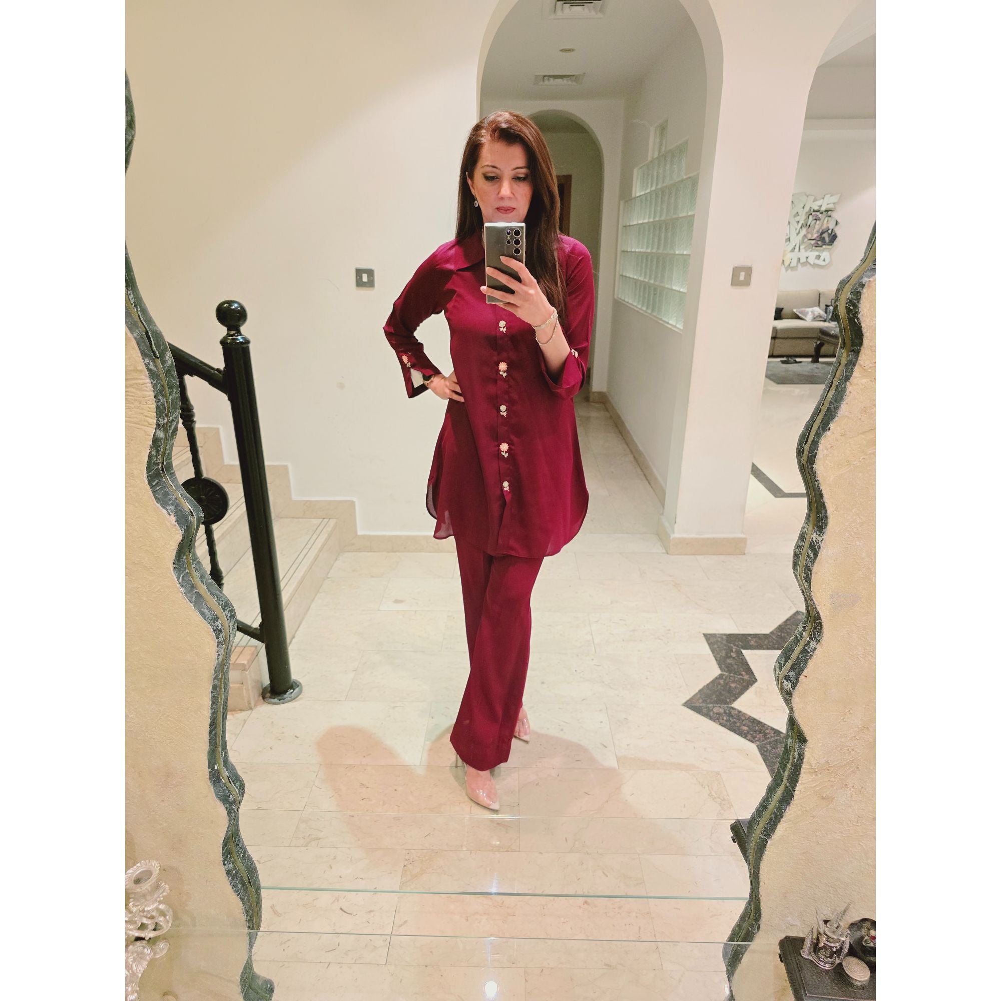 SM-026-Purple Georgette