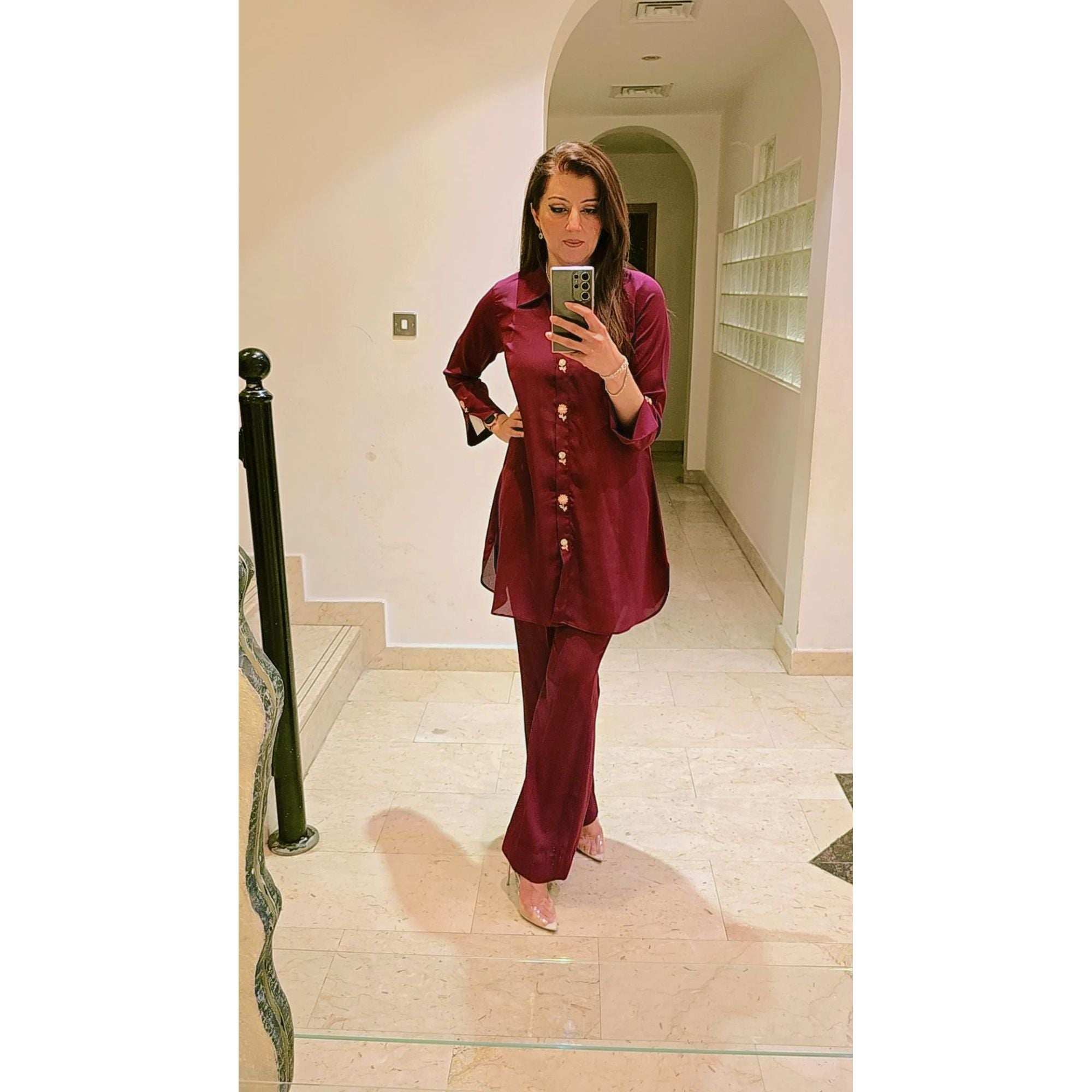 SM-026-Purple Georgette