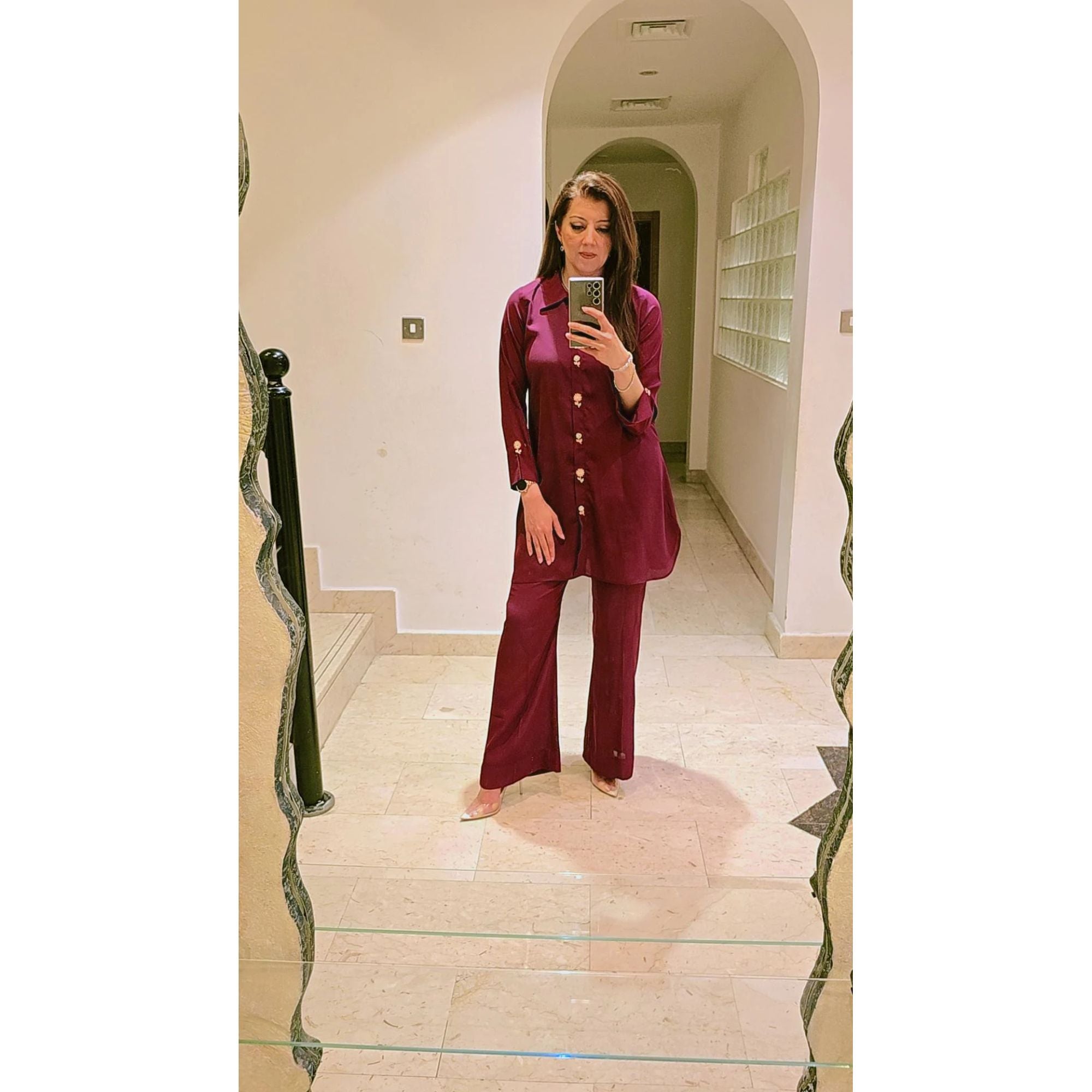 SM-026-Purple Georgette