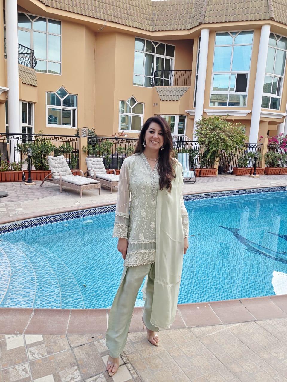 Mint Green Short-Style Shirt 3PC